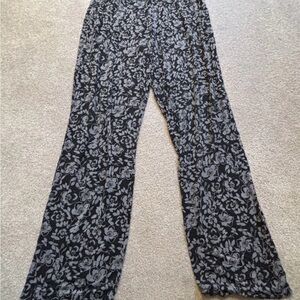 Women’s Tommy John Second Skin Black/Grey Floral Sleep Pants Size M Lounge
